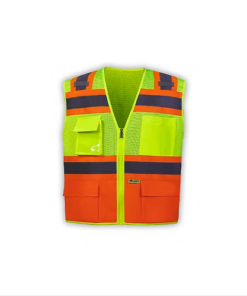 570ORC-2 - Orange Contrast Two Tone Vest