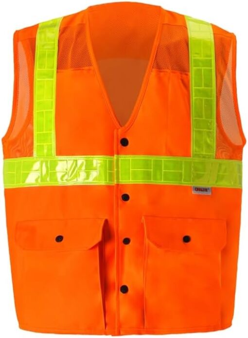 8138MC-2 L Contrast High-Viz Vest
