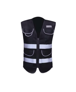 CV-BK - Premium Black Safety Vest