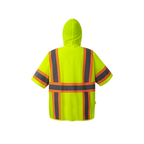 HM7148C-3 - Hooded Mesh Vest - Image 2