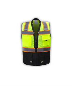 SV544BKC-2-Black Premium Surveyor Vest
