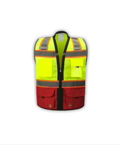 SV544RDC-2 - Red Premium Surveyor Vest