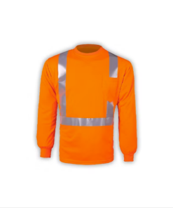 TLB123C-2 - High Viz Long Sleeve Birdseye T-shirt