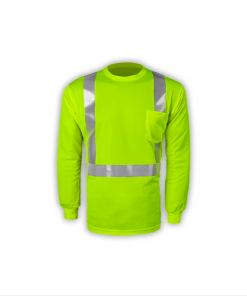 TLB125C-2 - High Viz Long Sleeve Birdseye T-shirt