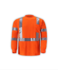 TLB133C-3 - High Viz Long Sleeve Birdseye T-shirt