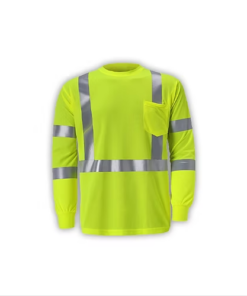 TLB135C-3 - High Viz Long Sleeve Birdseye T-shirt