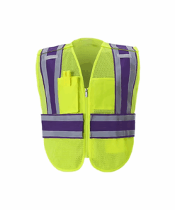 PWB503PR - Colored Coded Purple Safety Vest
