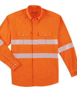 112317760 - Wrangler® FR High Visibility Work Shirt - Safety Orange