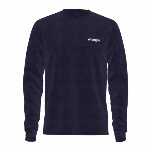 112335429 - Wrangler® FR Flame Resistant Graphic Long Sleeve T-Shirt - Navy/Indigo