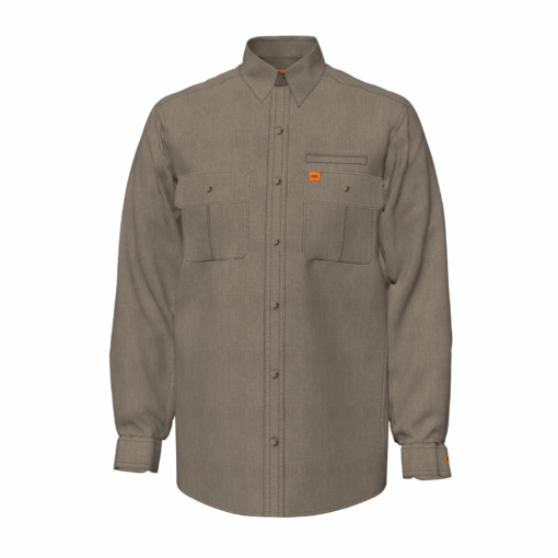 112319239 - Wrangler® FR Vented Work Shirt - Khaki - Image 2