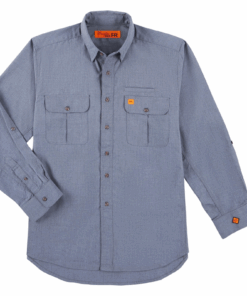 112319265 - Wrangler® FR Vented Work Shirt - Grey