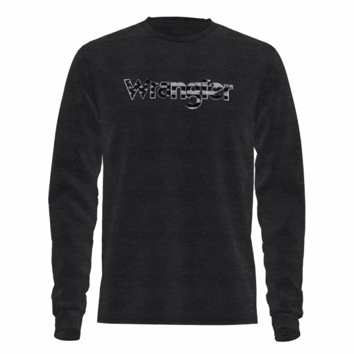 112335427 - Wrangler® FR Flame Resistant Graphic Long Sleeve T-Shirt - Black - Image 2