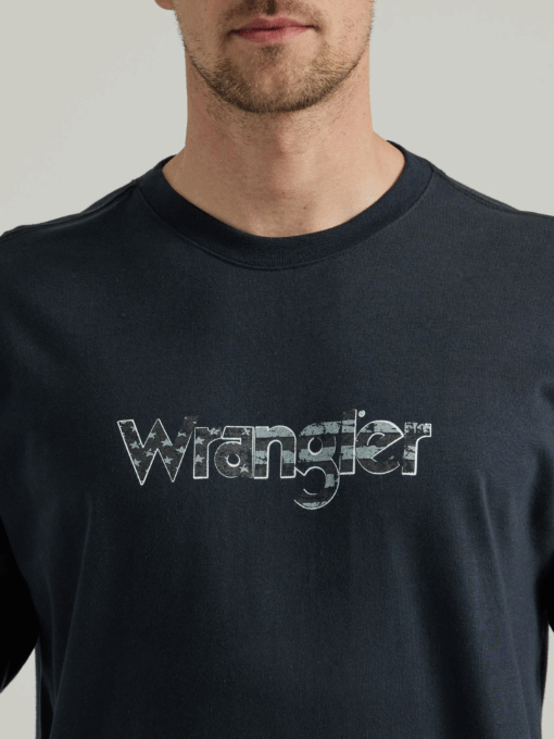 112335427 - Wrangler® FR Flame Resistant Graphic Long Sleeve T-Shirt - Black - Image 4
