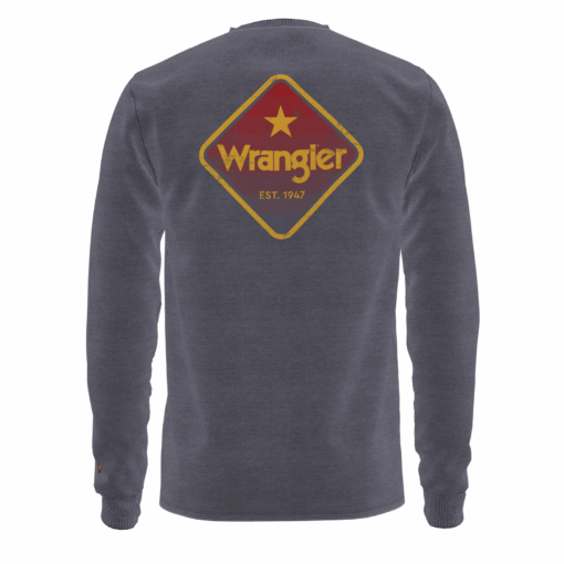112335428 - Wrangler® FR Flame Resistant Graphic Long Sleeve T-Shirt - Castlerock - Image 2