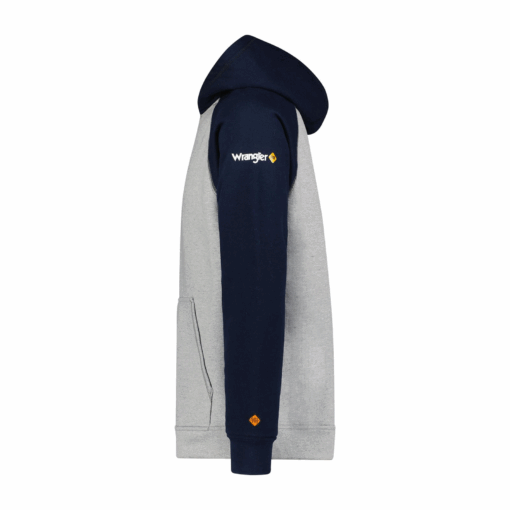 112365471 - Wrangler® FR Flame Resistant Hoodie - Navy / Grey - Image 3