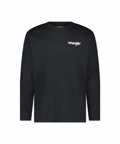 112366291 - Wrangler® FR Flame Resistant Graphic Long Sleeve T-Shirt - Black