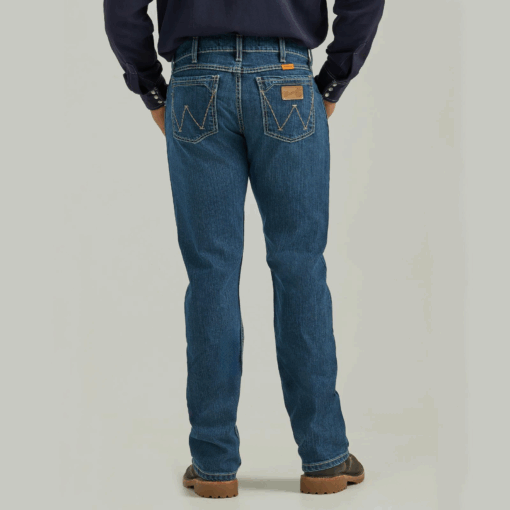 112369395 - Wrangler® FR Retro Slim Boot Jean - Midstone - Image 3