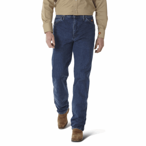 FR13MMS - Wrangler® FR Flame Resistant Original Fit Jean - Stonewash