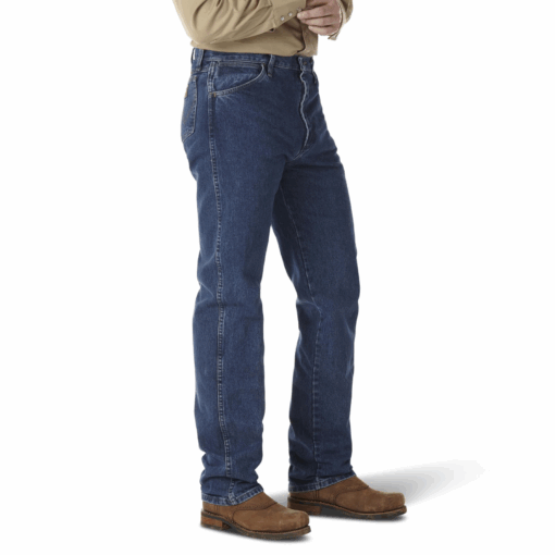 FR13MMS - Wrangler® FR Flame Resistant Original Fit Jean - Stonewash - Image 3