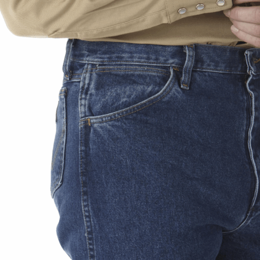 FR13MMS - Wrangler® FR Flame Resistant Original Fit Jean - Stonewash - Image 4