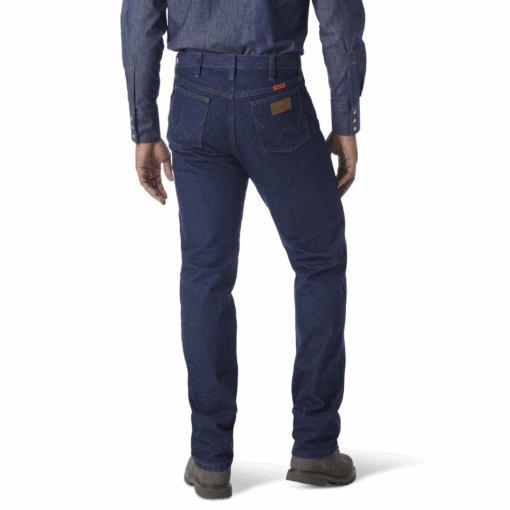 FR13MWZ - Wrangler® FR Flame Resistant Original Fit Jean - Prewash - Image 2