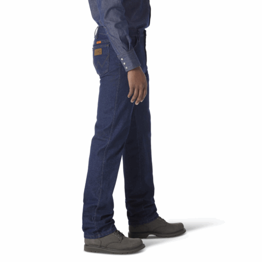 FR13MWZ - Wrangler® FR Flame Resistant Original Fit Jean - Prewash - Image 3