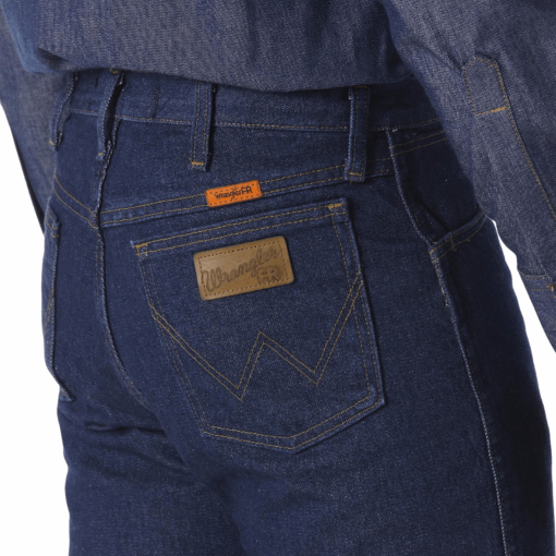 FR13MWZ - Wrangler® FR Flame Resistant Original Fit Jean - Prewash - Image 5
