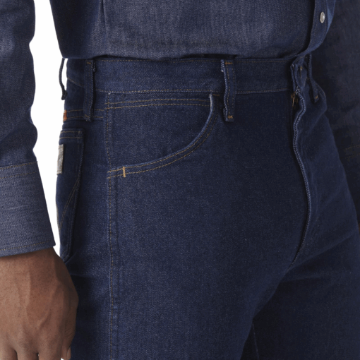 FR13MWZ - Wrangler® FR Flame Resistant Original Fit Jean - Prewash - Image 6