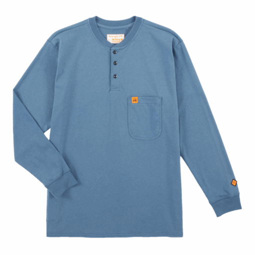 FR161IN - Wrangler® FR IL Henley - Indigo