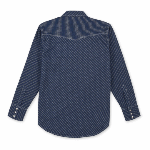 FR168NV - Wrangler® FR Flame Resistant 20X Snap Shirt - Navy - Image 3