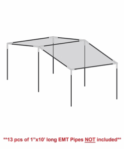 PR1020-W - 10'x20' White Canopy Peak Type Roof Kit