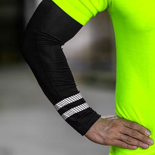 CAS-BK Cooling Arm Sleeve, Black, Reflective Stripe - Image 3