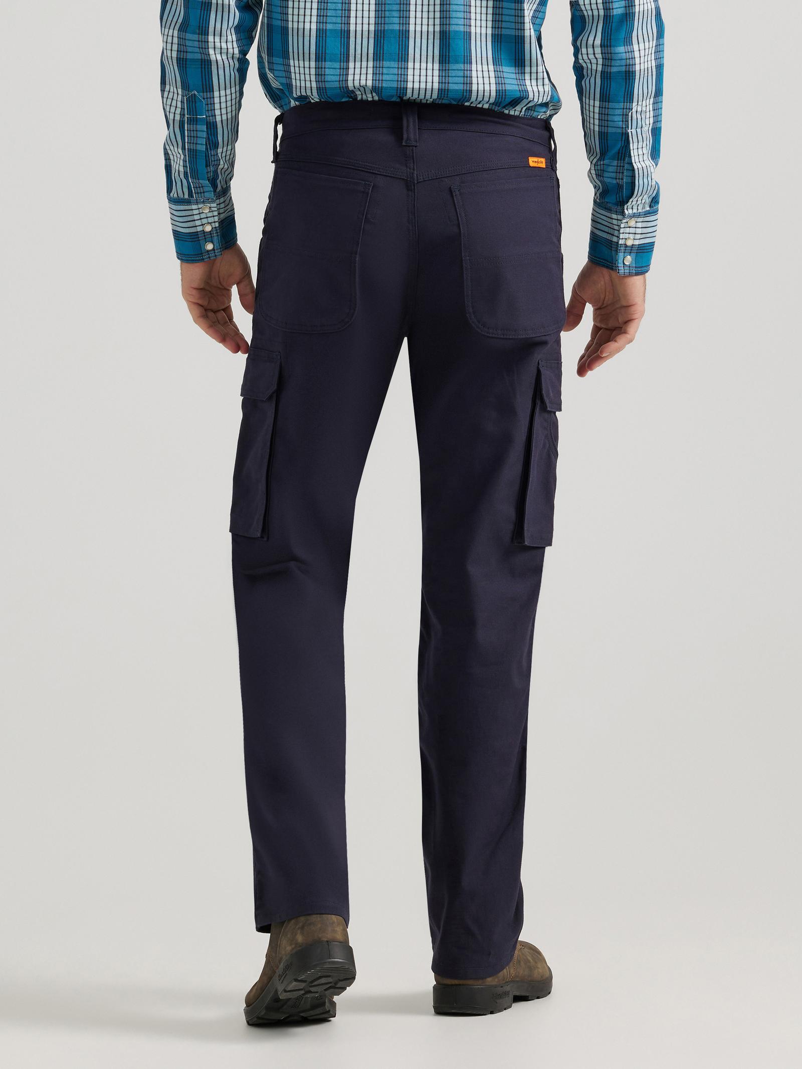 112343591 - Wrangler® FR Flame Resistant Ranger Pant - Relaxed Fit - Navy - Image 2