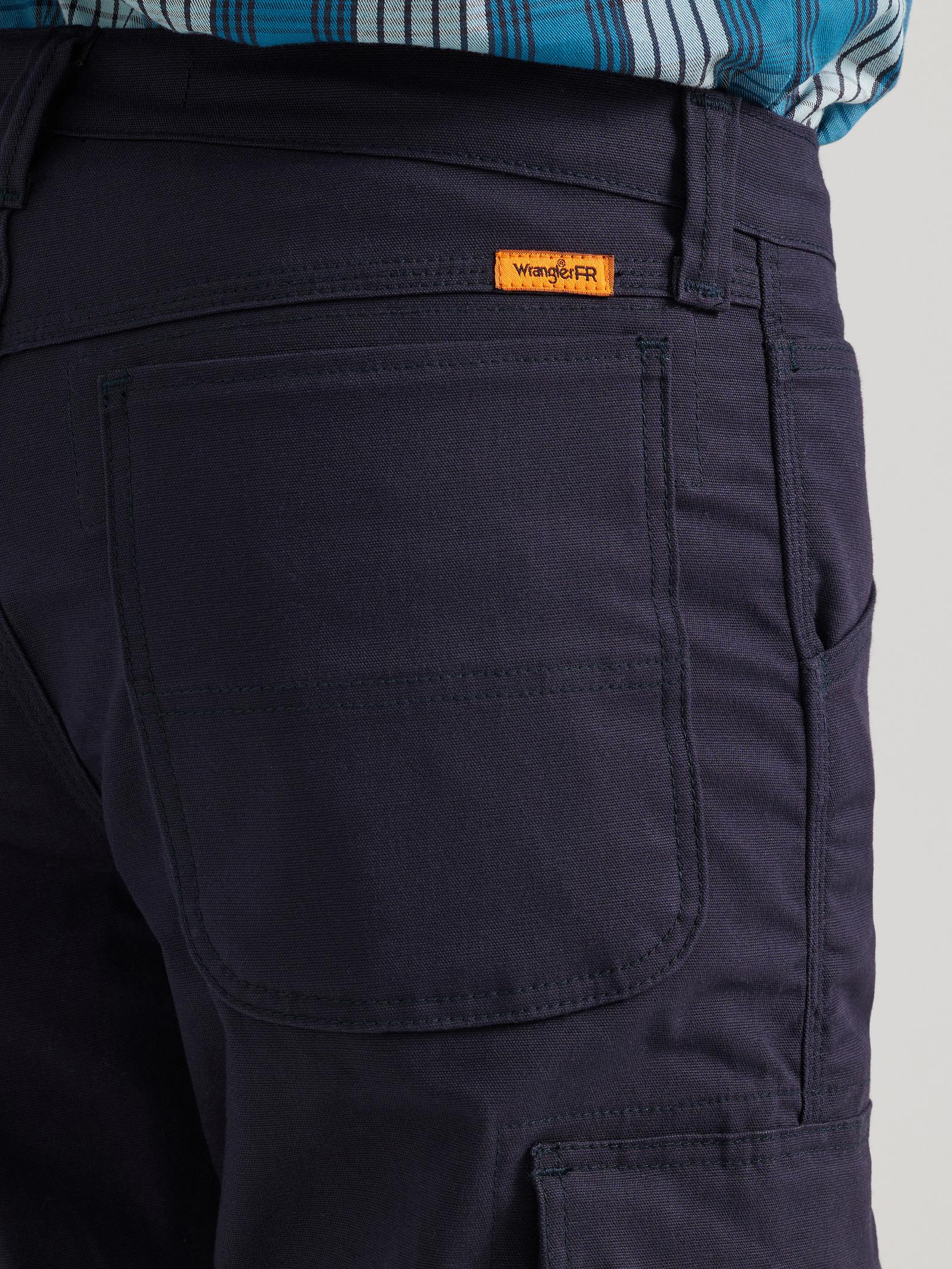 112343591 - Wrangler® FR Flame Resistant Ranger Pant - Relaxed Fit - Navy - Image 5