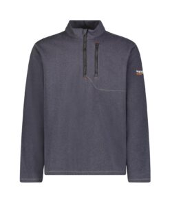 112350881 - Wrangler® FR Quarter Zip Pullover - Jet Black