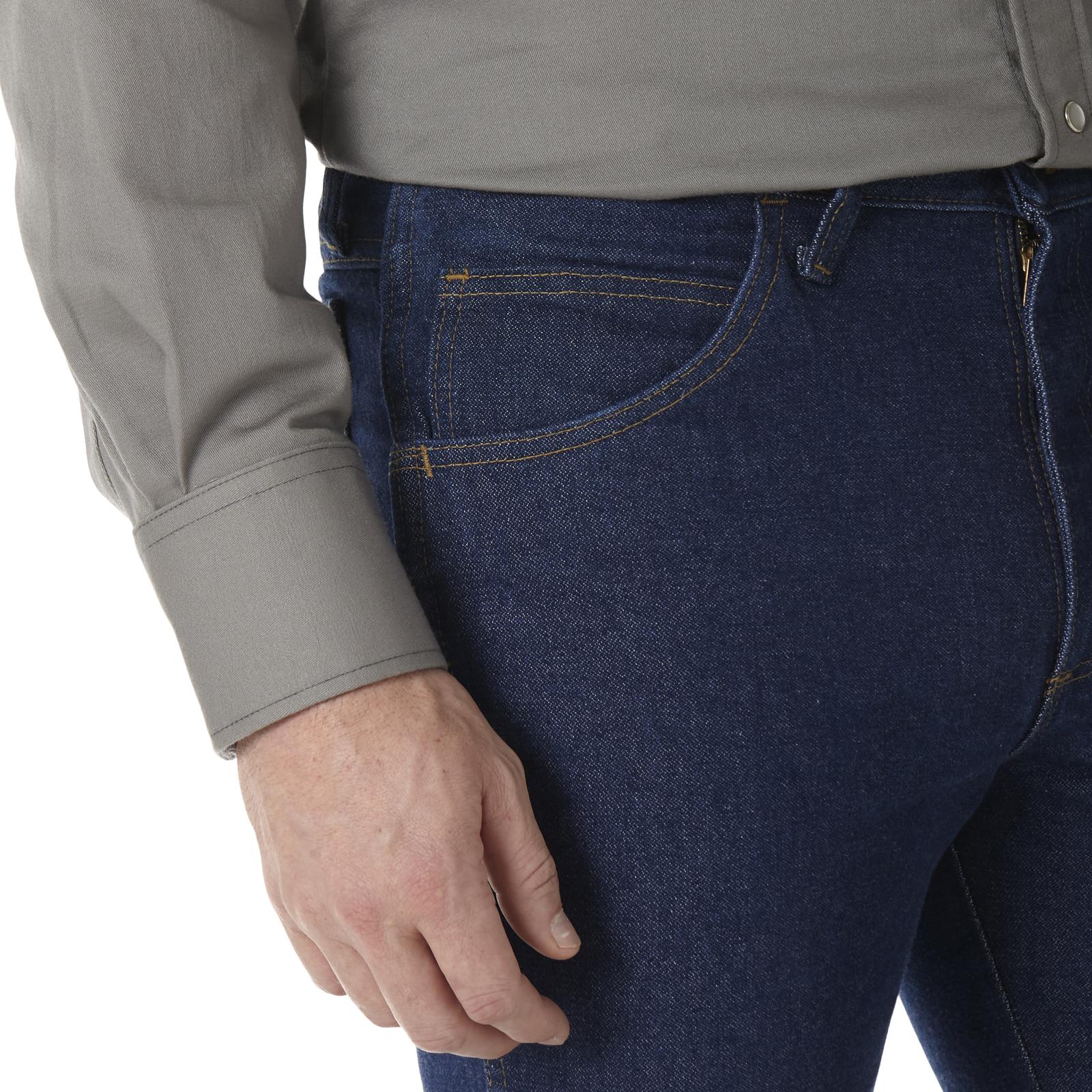 FR36MWZ - Wrangler® FR Flame Resistant Slim Fit Jean - Prewash - Image 6