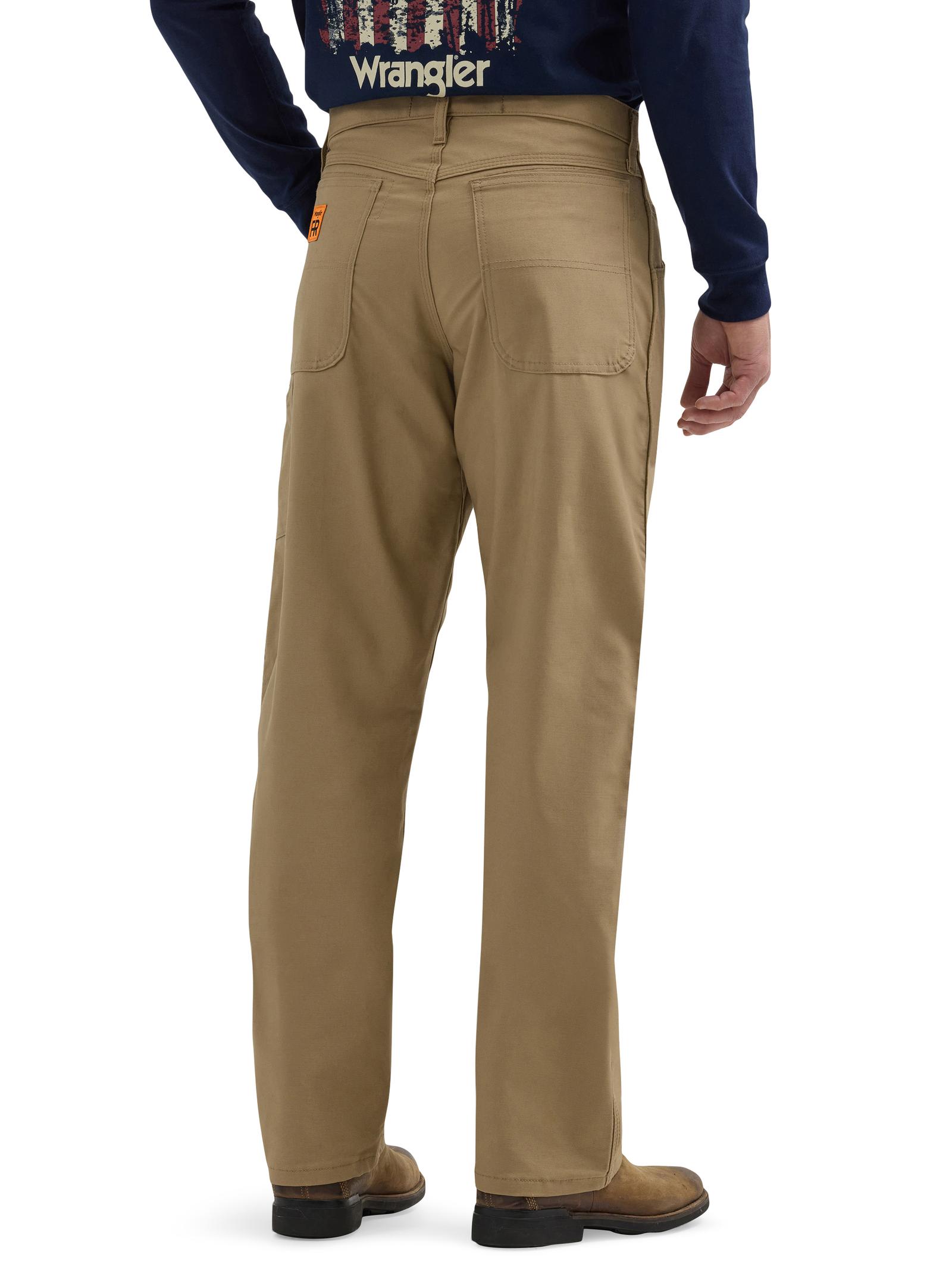 FR3W02K - Wrangler® FR Flame Resistant Carpenter Jean - Khaki - Image 2