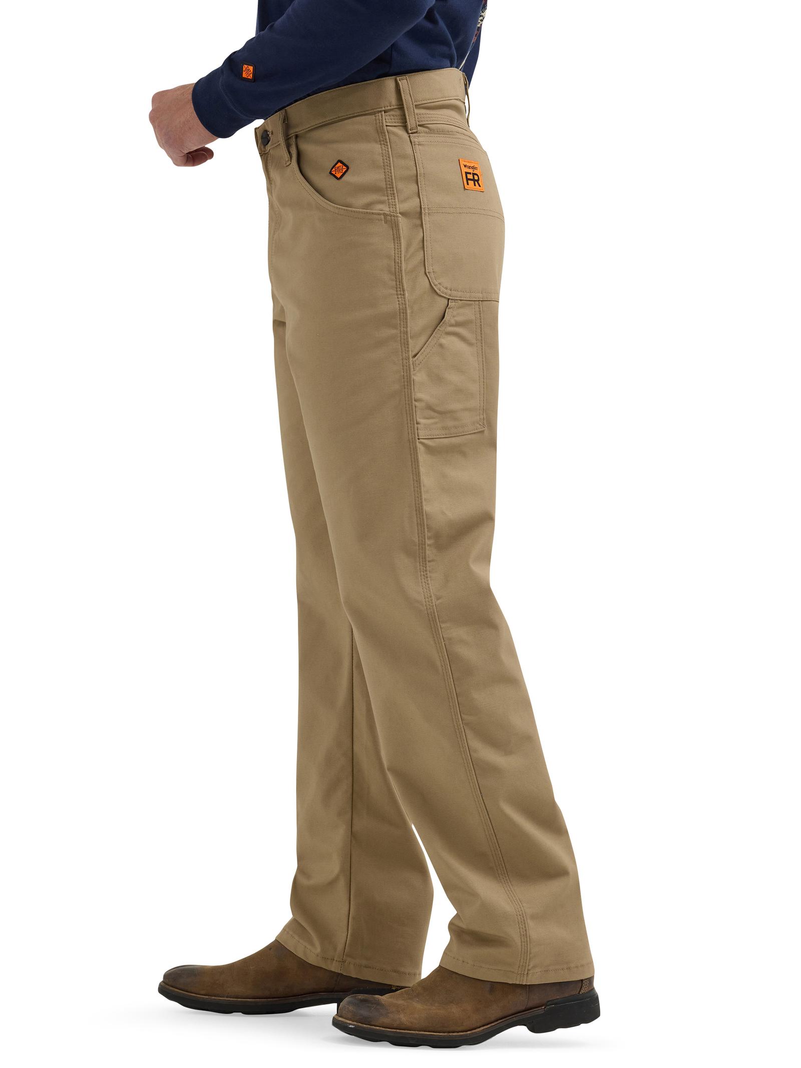 FR3W02K - Wrangler® FR Flame Resistant Carpenter Jean - Khaki - Image 3