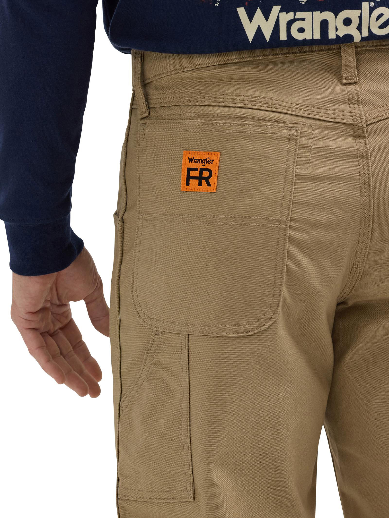 FR3W02K - Wrangler® FR Flame Resistant Carpenter Jean - Khaki - Image 4