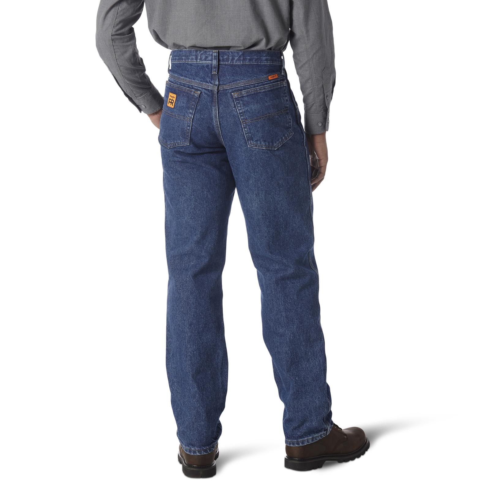 FR3W050 - Wrangler® FR Flame Resistant Relaxed Fit Jean - Stonewash - Image 2