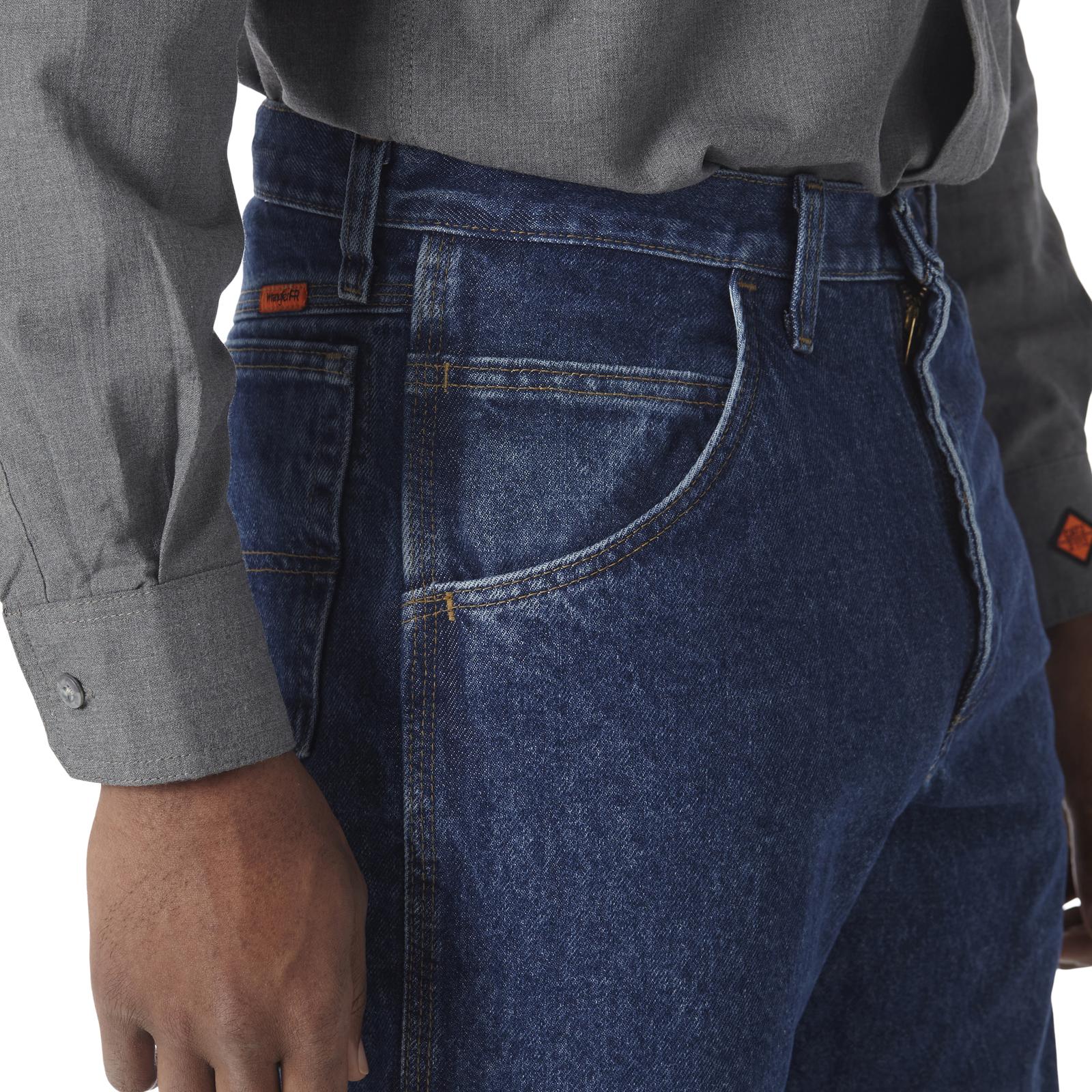 FR3W050 - Wrangler® FR Flame Resistant Relaxed Fit Jean - Stonewash - Image 8
