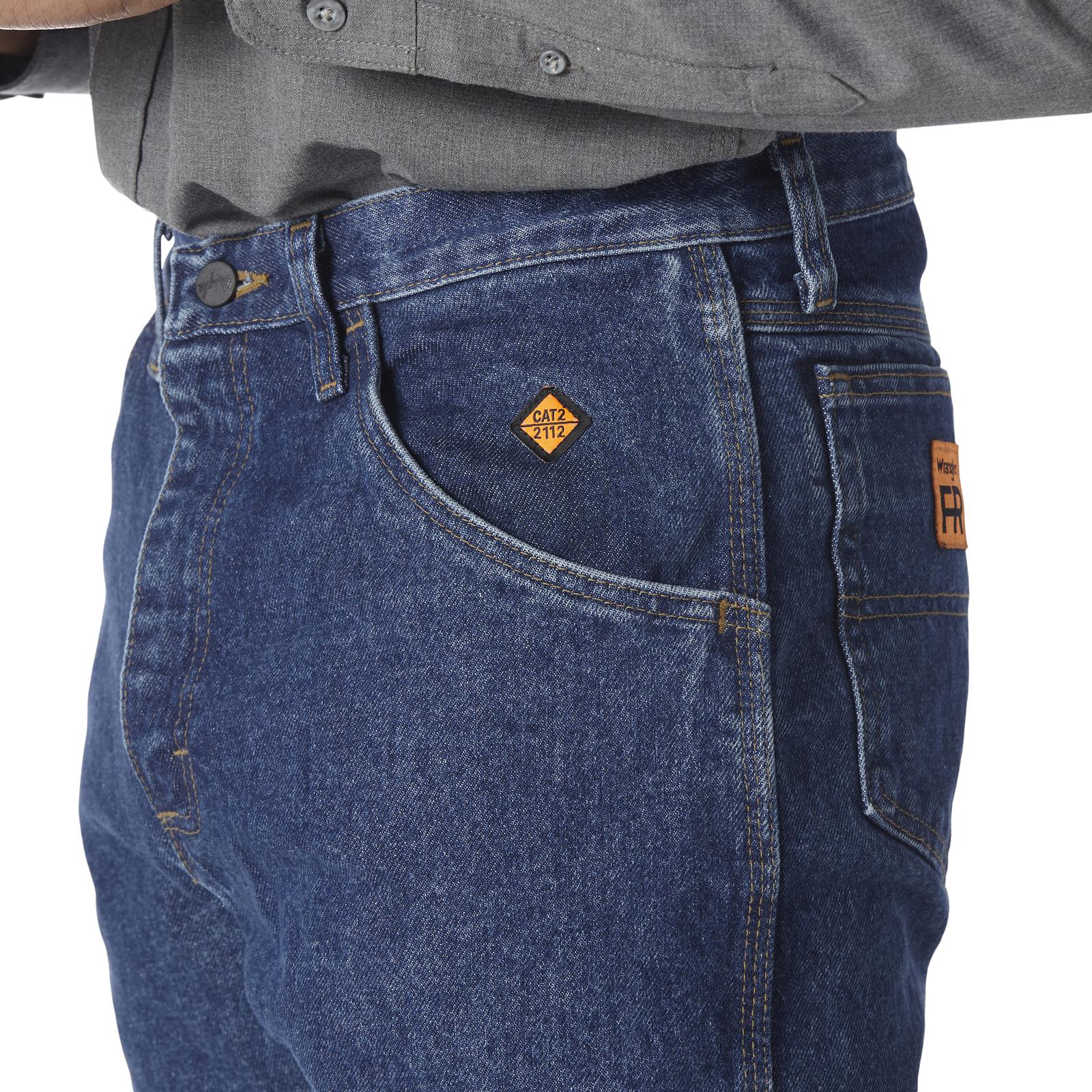FR3W050 - Wrangler® FR Flame Resistant Relaxed Fit Jean - Stonewash - Image 9