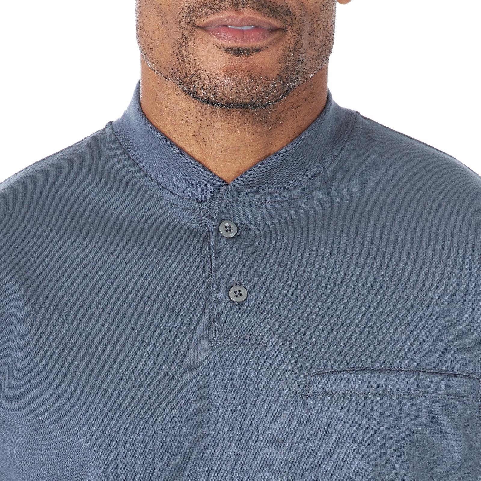 FR3W7CR - Wrangler® FR Flame Resistant Long Sleeve Henley - Castle Rock - Image 3