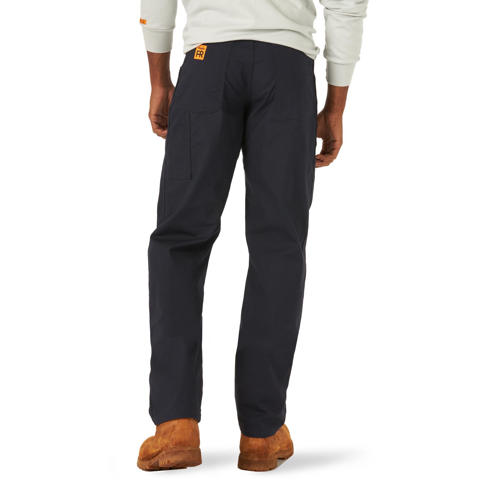 FR3WACB - Wrangler® FR Flame Resistant Carpenter Jean - Relaxed Fit - Navy - Image 3