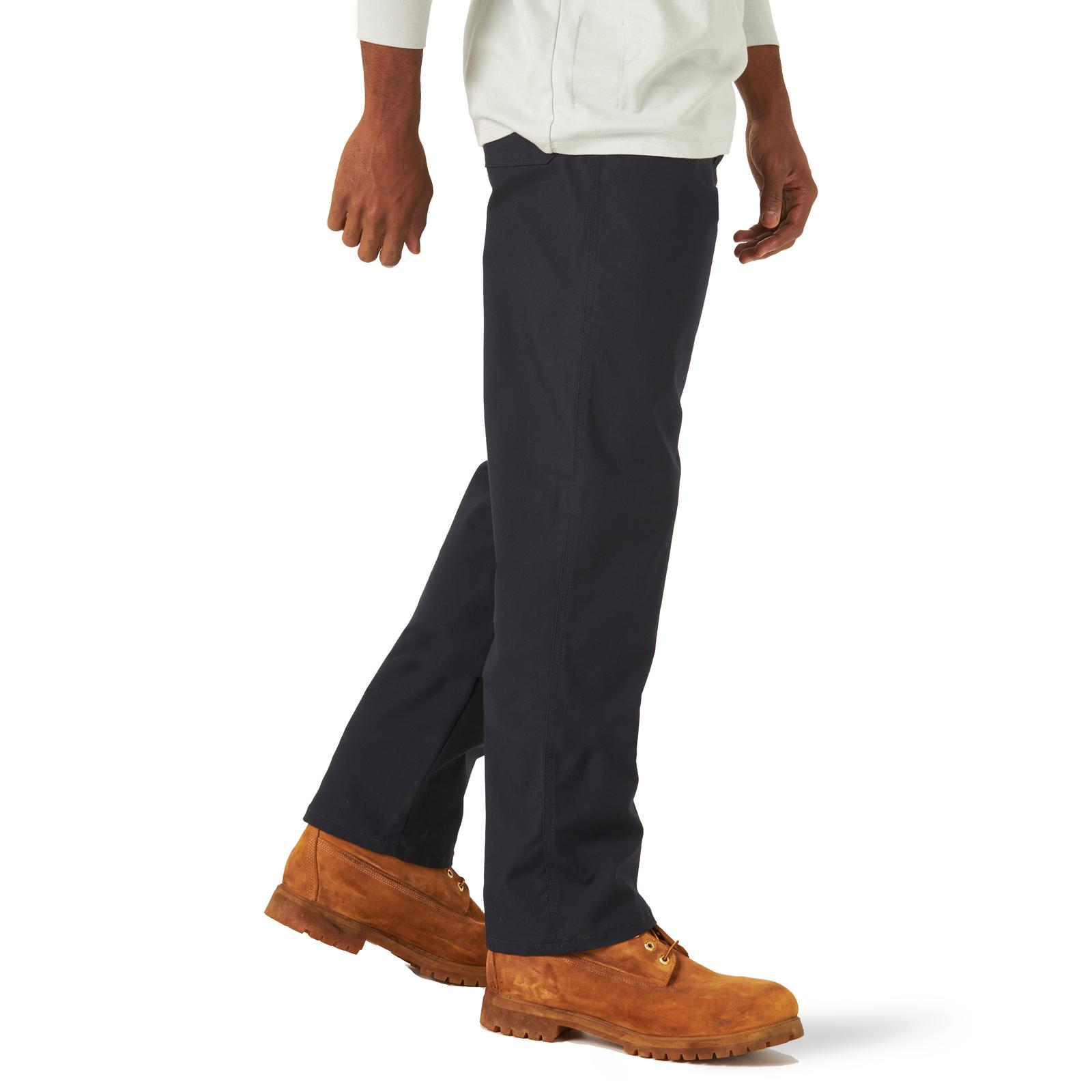 FR3WACB - Wrangler® FR Flame Resistant Carpenter Jean - Relaxed Fit - Navy - Image 4