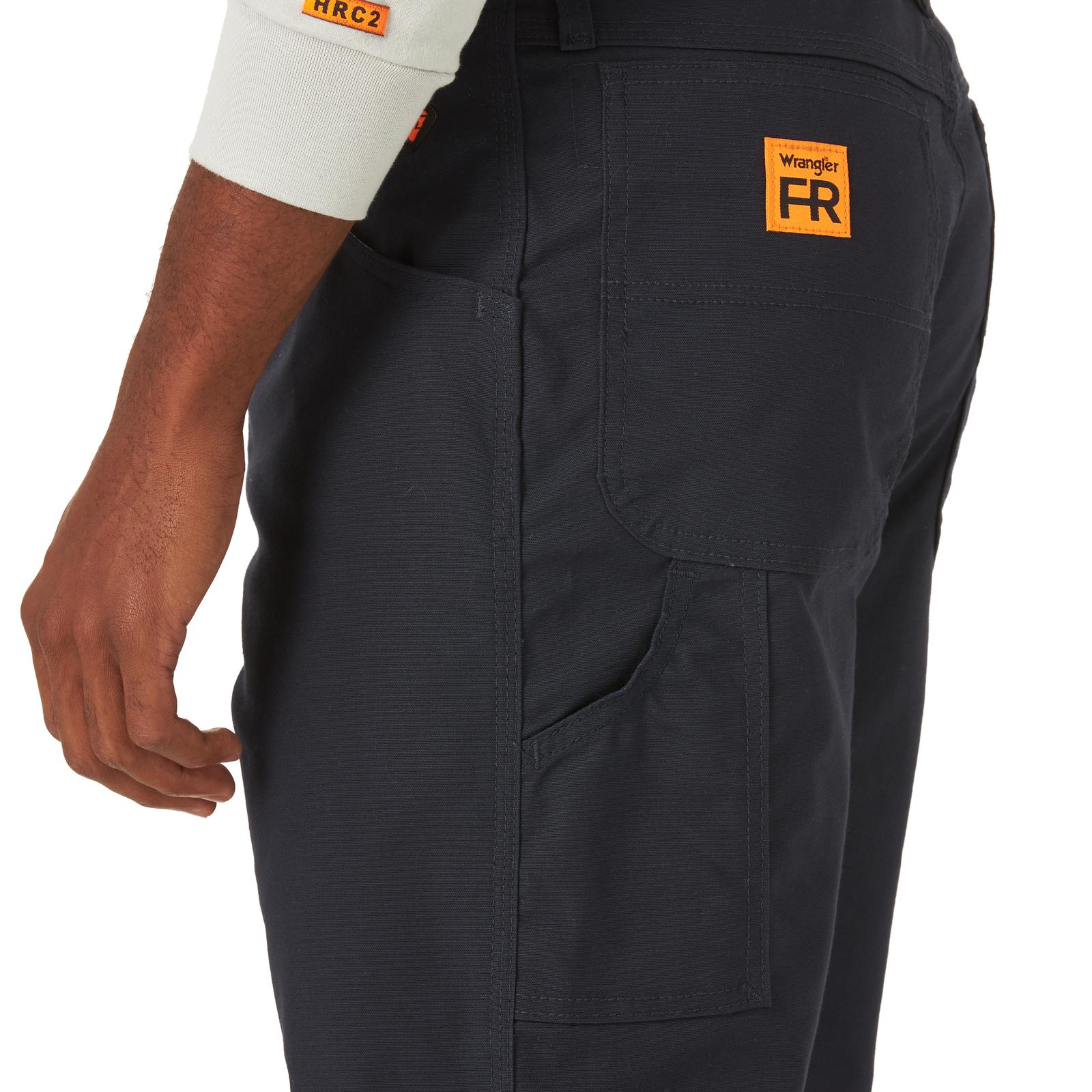 FR3WACB - Wrangler® FR Flame Resistant Carpenter Jean - Relaxed Fit - Navy - Image 7