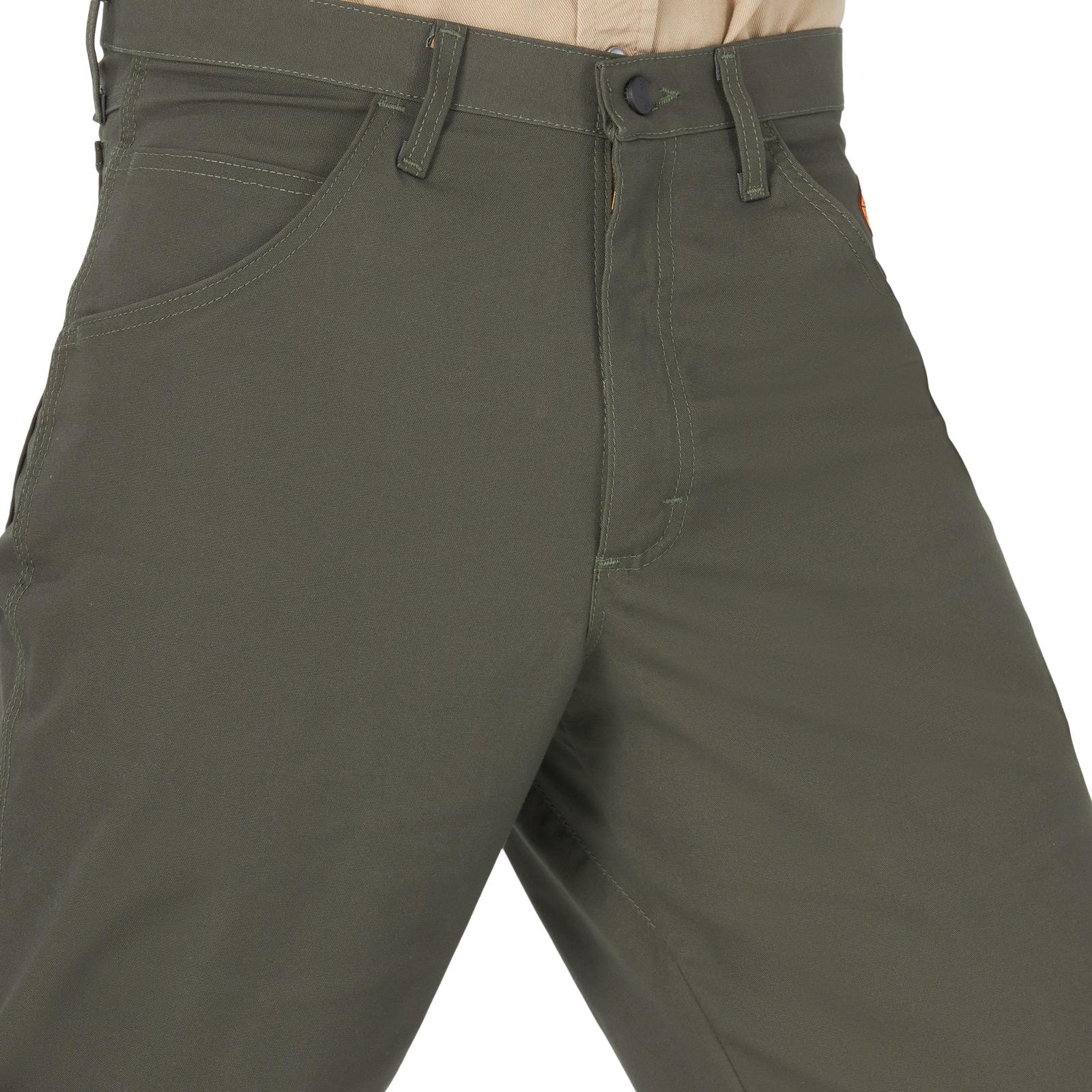 FR3WACG - Wrangler® FR Flame Resistant Carpenter Jean - Relaxed Fit - Loden - Image 11