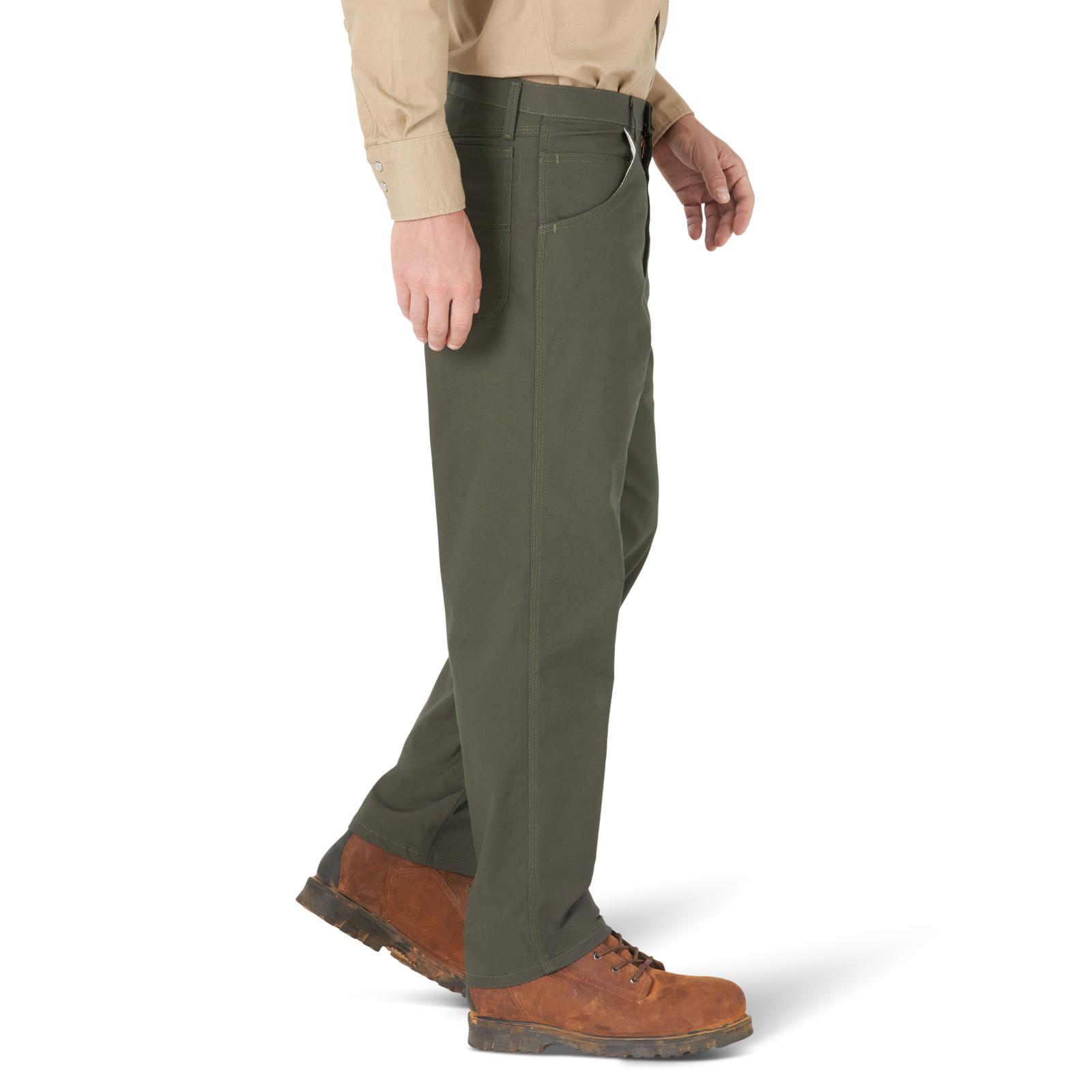 FR3WACG - Wrangler® FR Flame Resistant Carpenter Jean - Relaxed Fit - Loden - Image 4