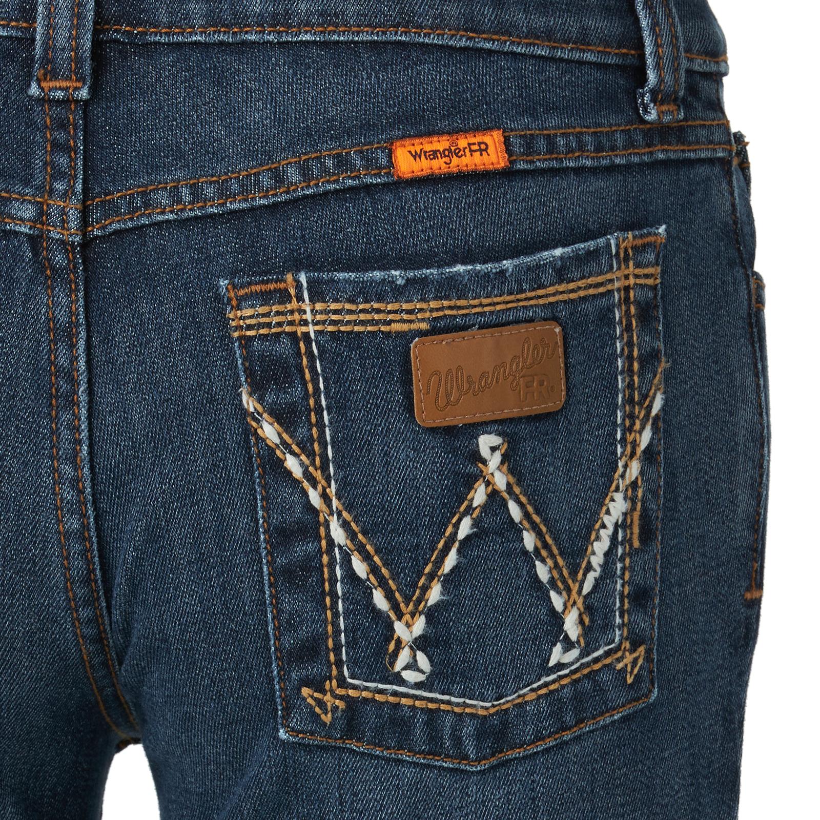 FRAC9BF - Wrangler® FR Flame Resistant Retro Mae Boot Cut Jean - Denim - Image 13