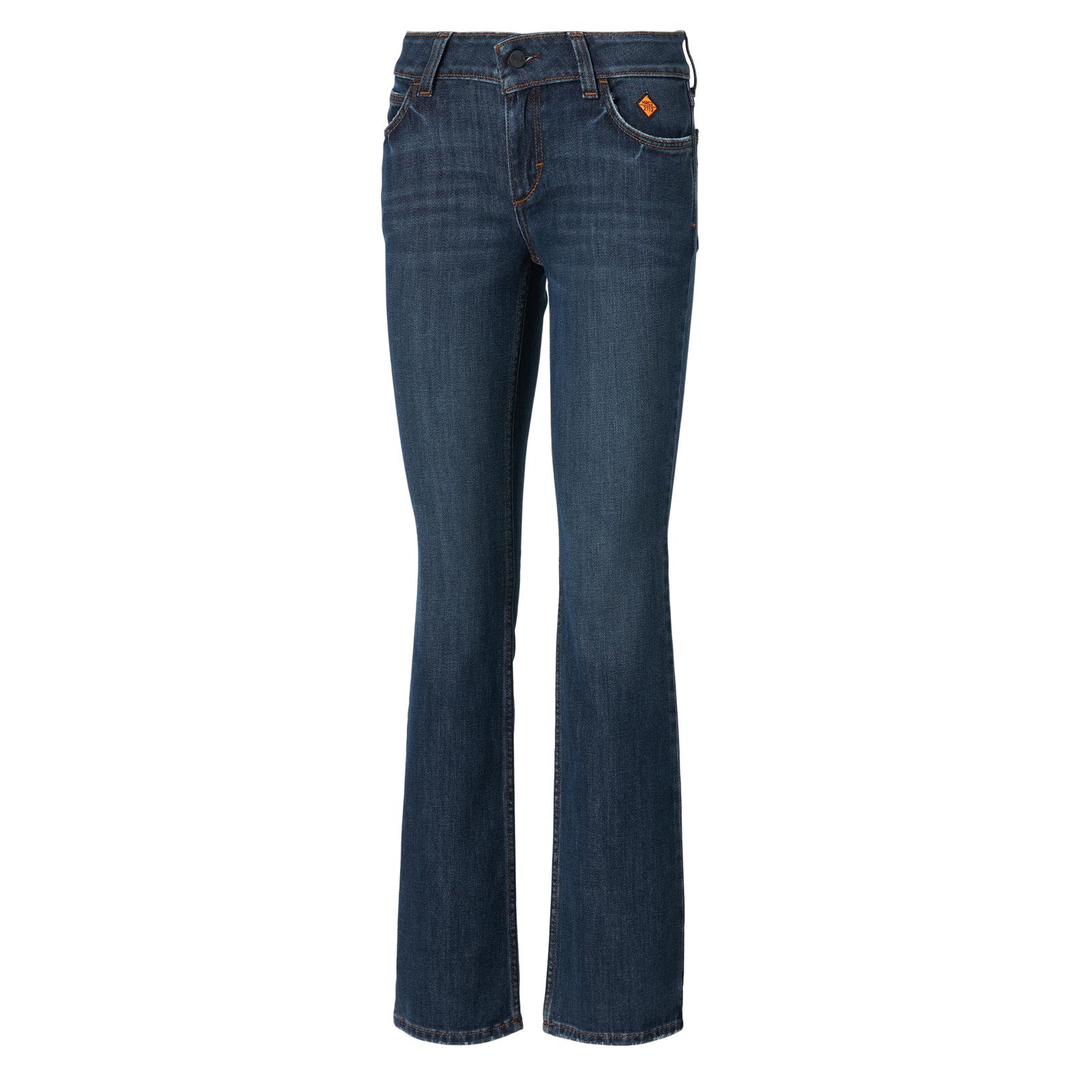 FRAC9BF - Wrangler® FR Flame Resistant Retro Mae Boot Cut Jean - Denim - Image 3